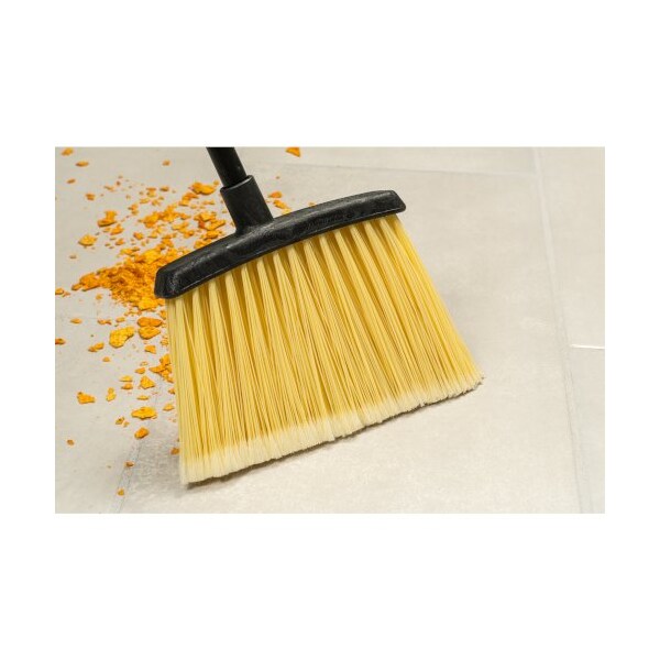 Lobby Broom Natural 36 In Black Metal Handle